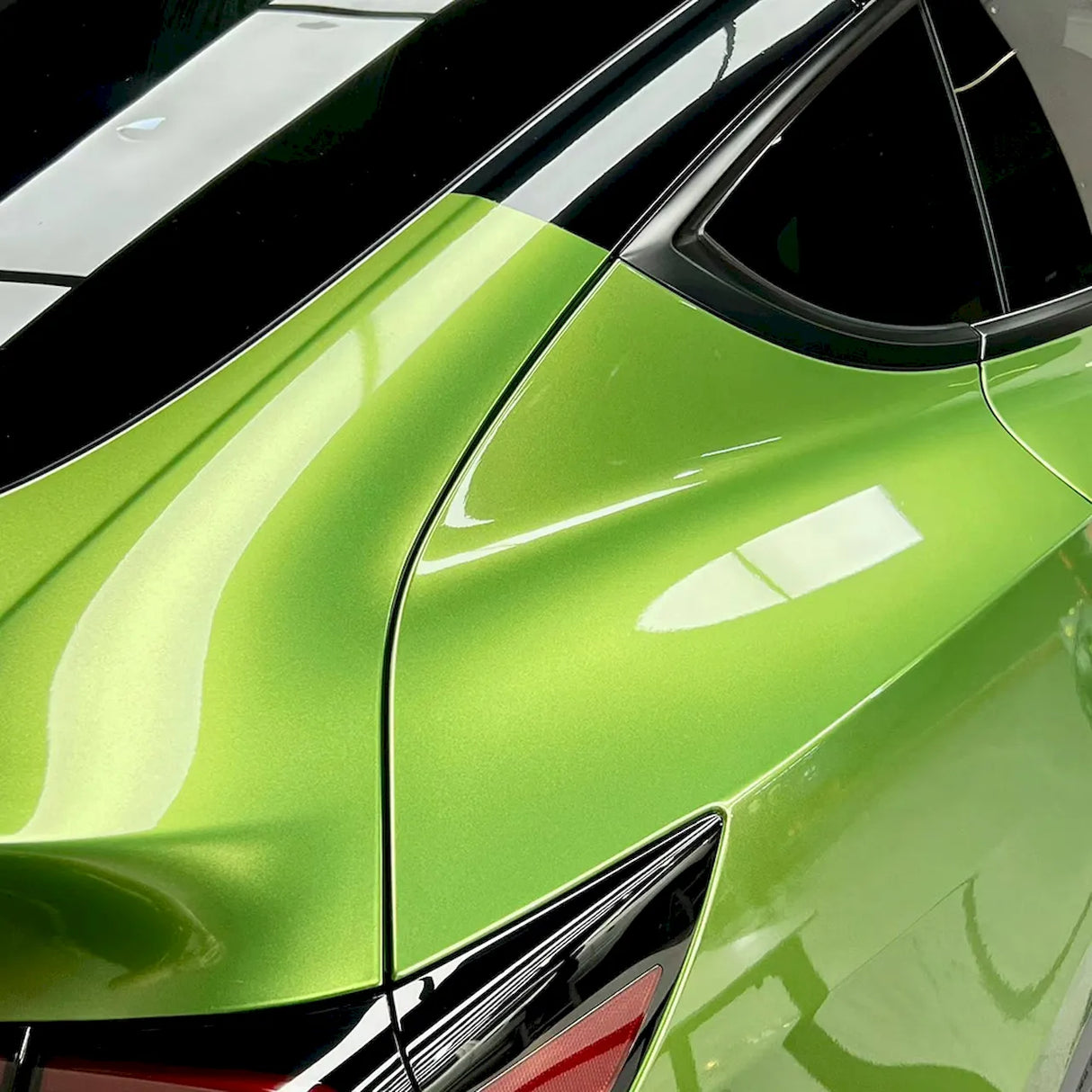 metallic mamba green wrap