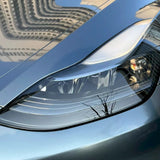 metallic opal blueish gray car wrap