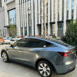 metallic opal blueish greenish gray car wrap