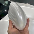 metallic paint white vinyl wrap