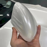 metallic paint white vinyl wrap