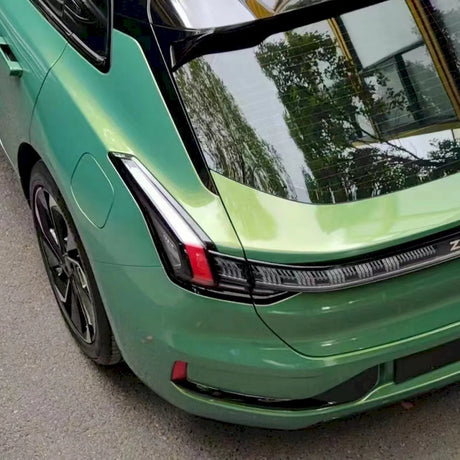 metallic rainbow green vinyl