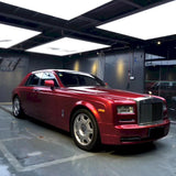metallic soul red vinyl car wrap