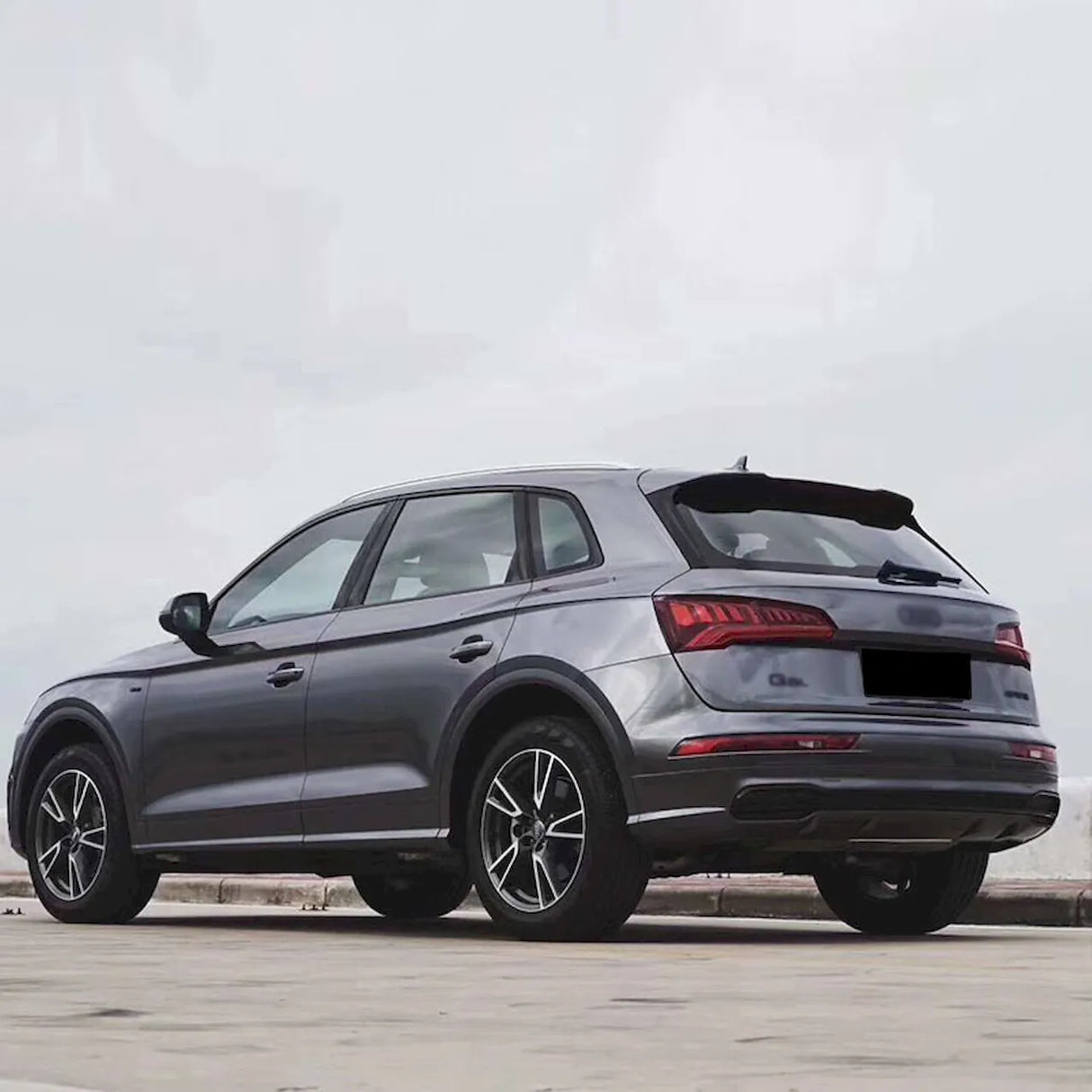 metallic gloss space gray car wrap