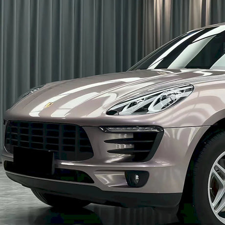 metallic strawberry pink vinyl wrap