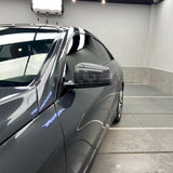 metallic volcano gray car wrap being installed