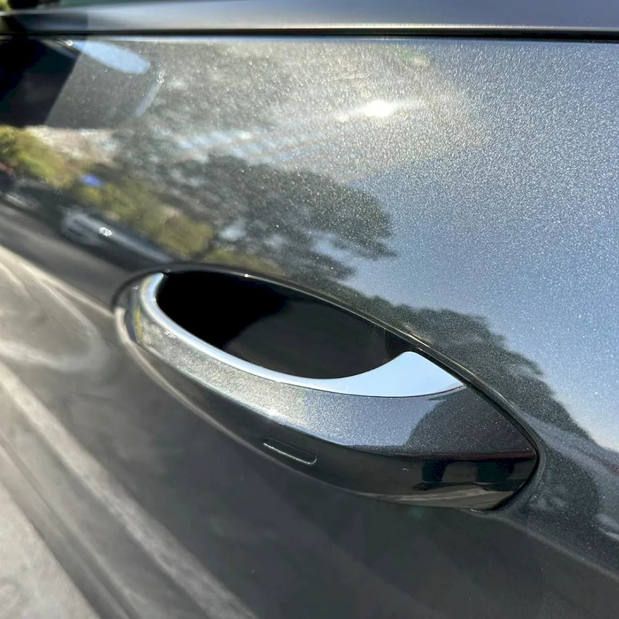 metallic volcano gray vinyl wrap