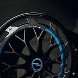 mods haus mh-003cf custom forged two-piece wheels with carbon fiber aero