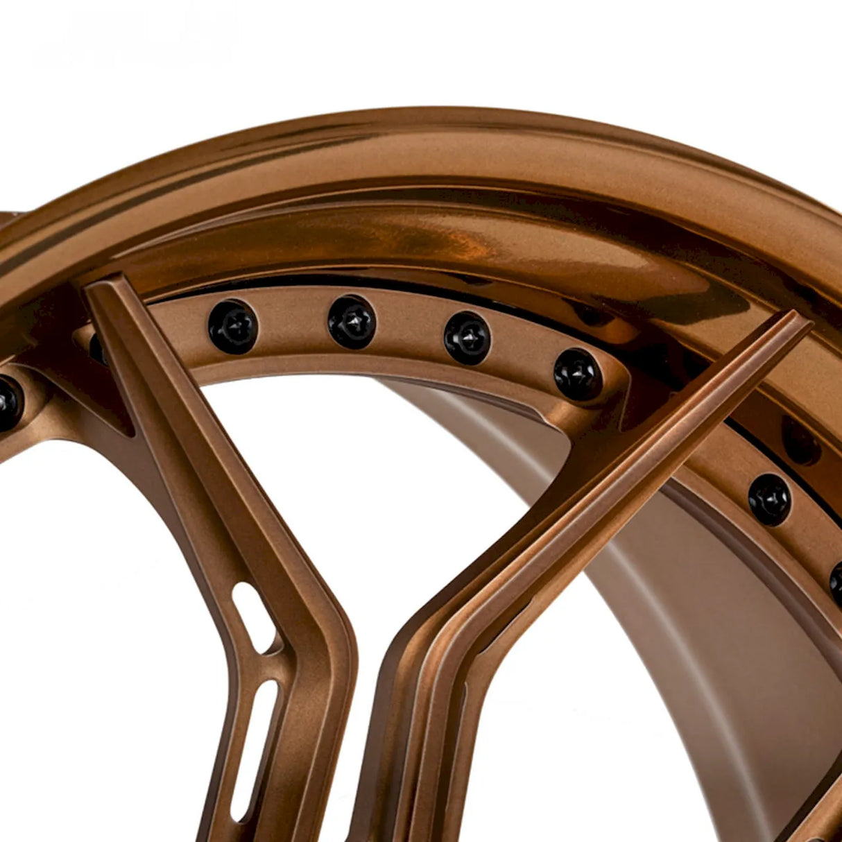 mods haus forged two piece wheel up close shot