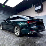 midnight green car wrap