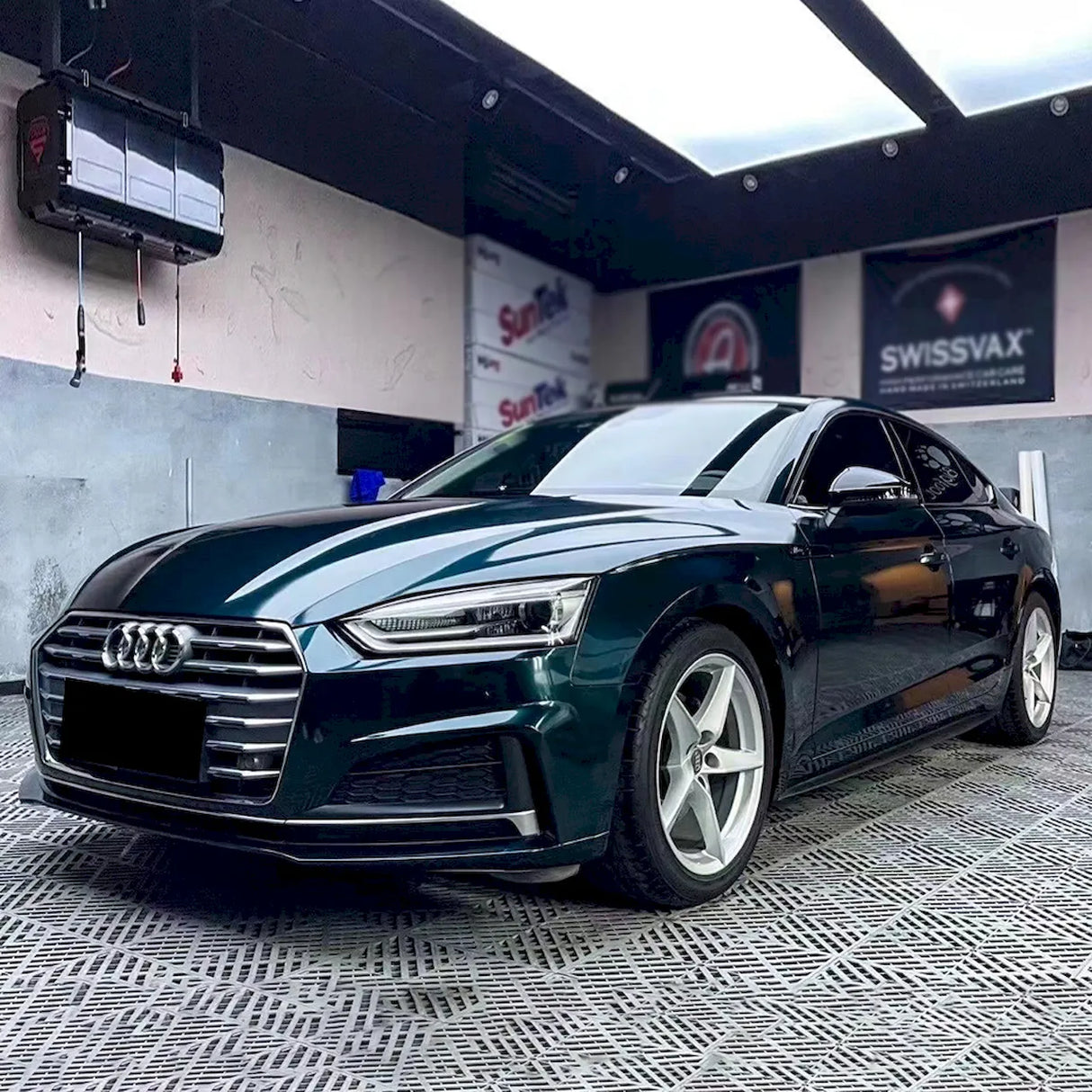 midnight green vehicle wrap