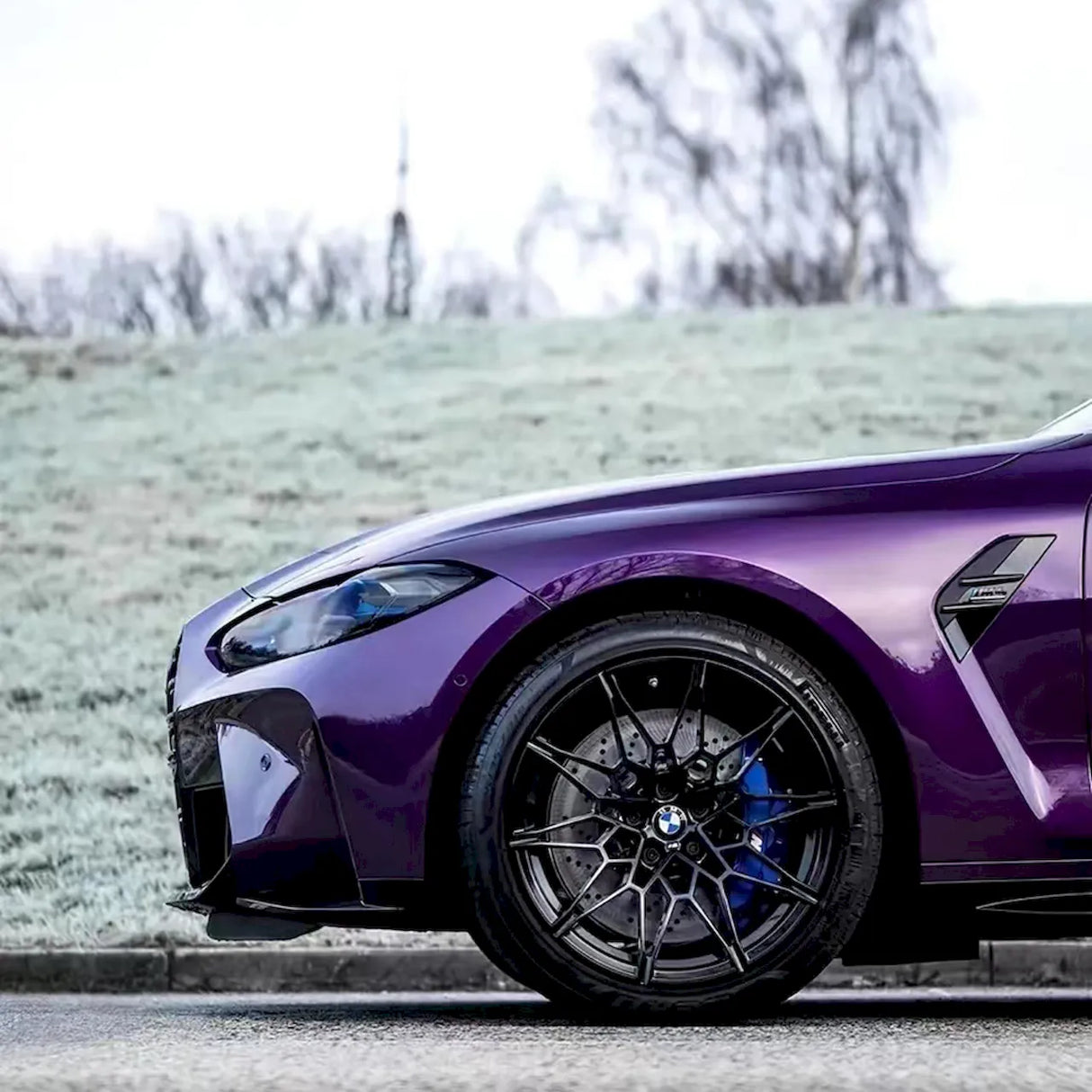 metallic midnight purple wrap