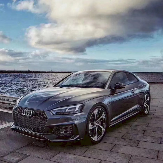 mist cloud gray vinyl car wrap