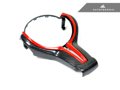 bmw f8x painted steering wheel trim sakhir orange by autotecknic