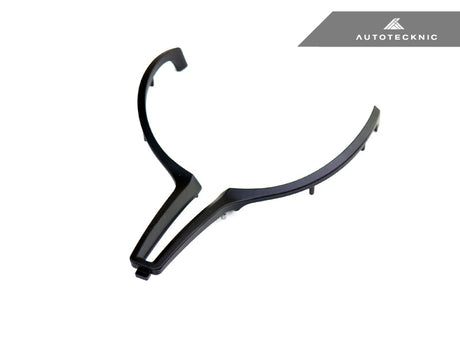 painted satin black bmw f8x steering wheel trim by autotecknic
