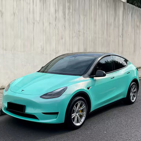racing aqua green blue car wrap