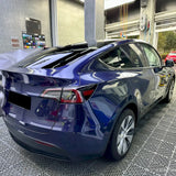sapphire blue car vinyl wrap