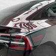 tourmalie red car wrap with dark red color