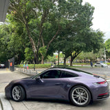 violet gray car vinyl wrap